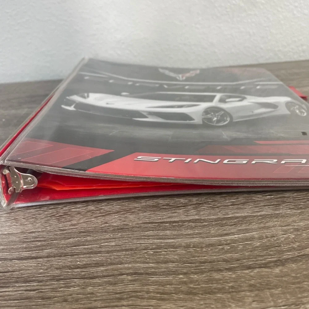 Corvette‎ Stingray Binder 3 Ring Chevrolet Chevy C7 School Notebook Folder